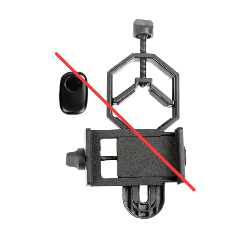 An unsupported eyepiece mount
